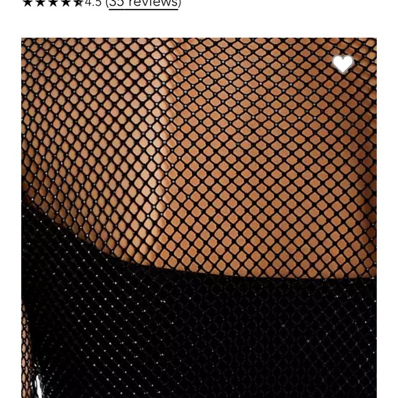 NWT Aqua Crystal Mesh Long Sleeve Top - Picture 6 of 10